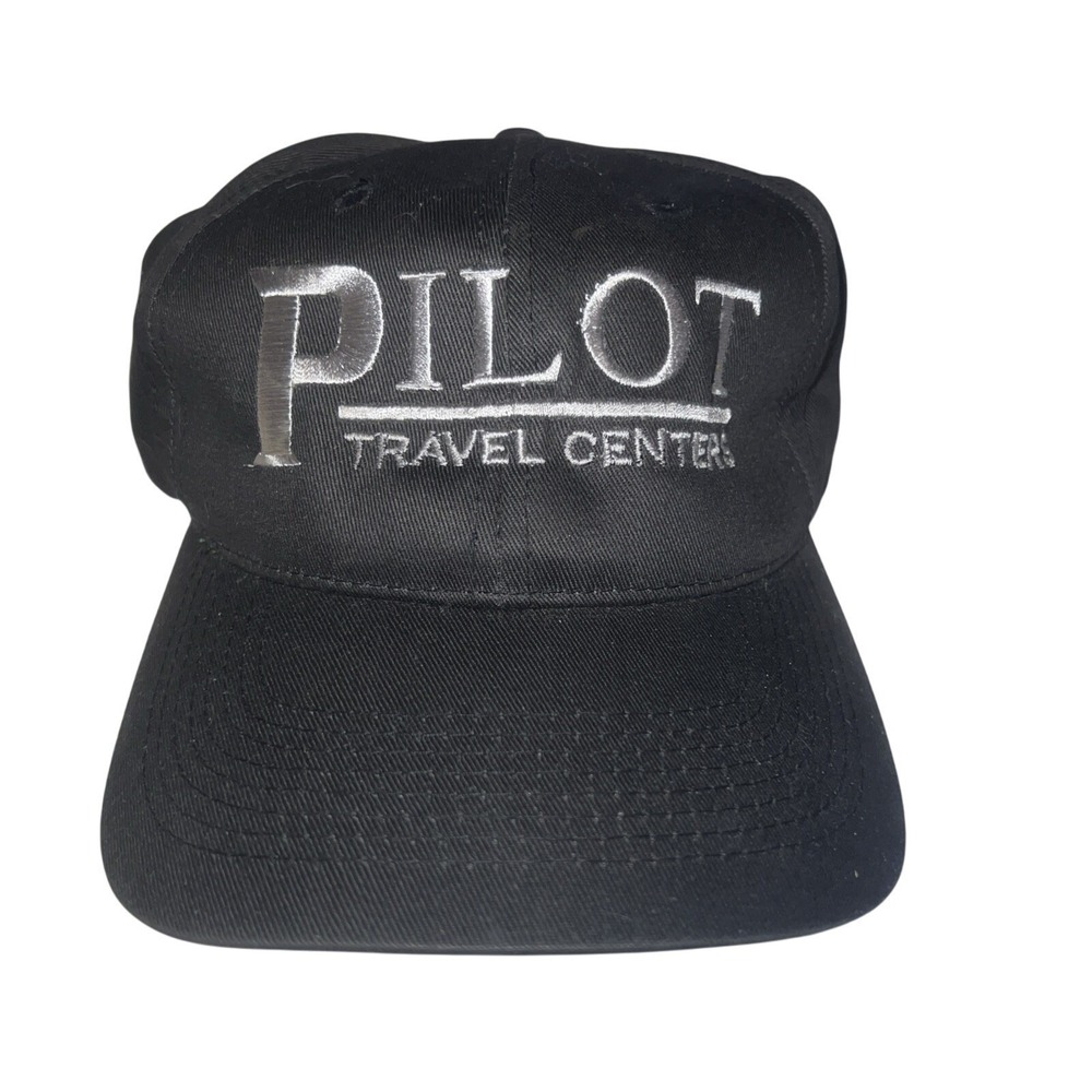Pilot Travel Centers Baseball Cap One Size Adjustable SnapBack  Black And Gray